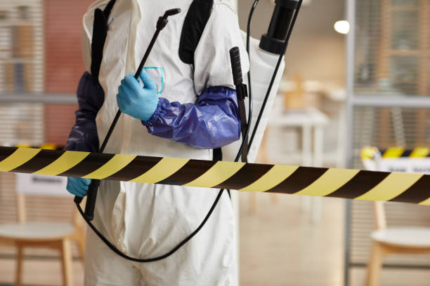Professional Biohazard Cleanup technician working in Saukville, WI